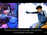 Fun With Image Captions: Overwatch Edition - D.va vs Evangelion